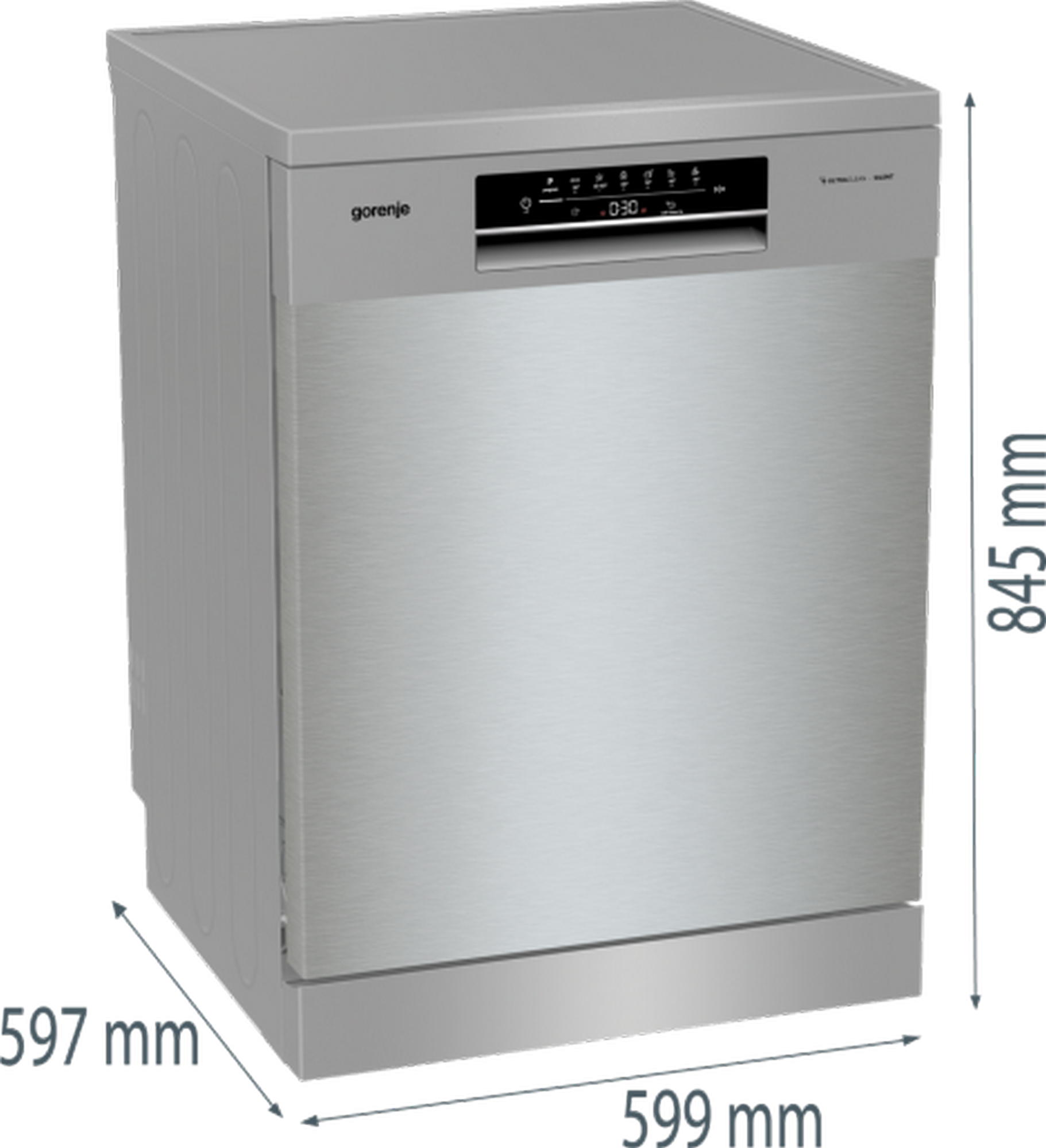 Gorenje GS643D90X Габаритные размеры