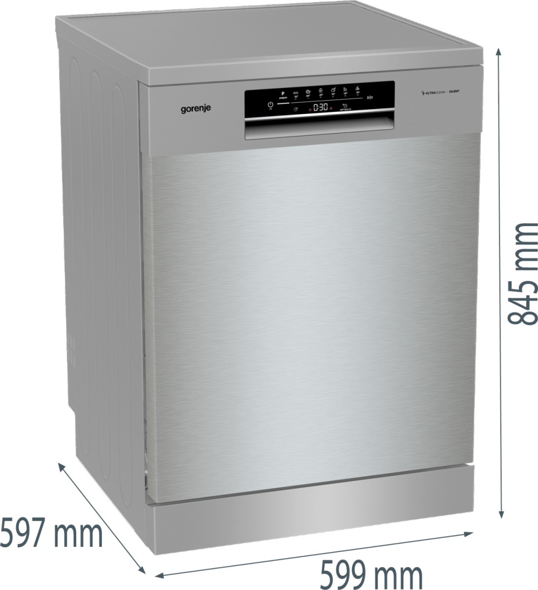 Gorenje GS643E90X Габаритные размеры