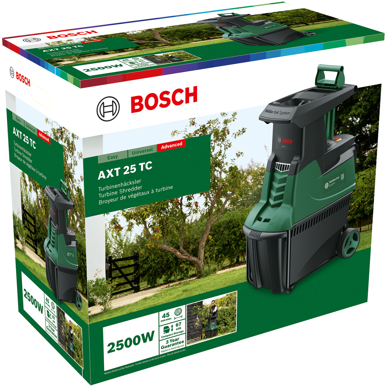 Садовий подрібнювач Bosch AXT 25 TC (060080330C) ціна 20866 грн - фотографія 2
