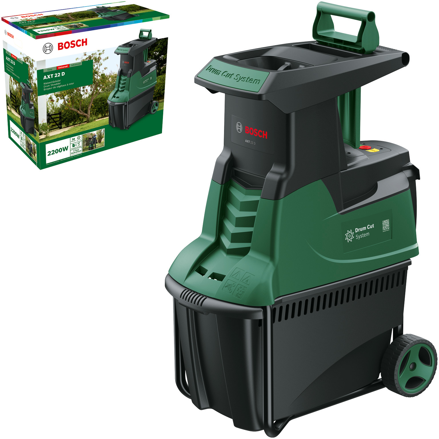 Садовий подрібнювач Bosch AXT 22 D (0600803003) ціна 21924 грн - фотографія 2