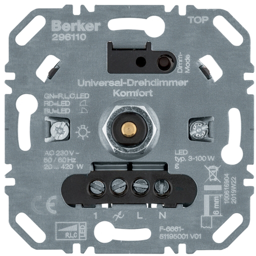 Світлорегулятор Berker S.1 (296110)