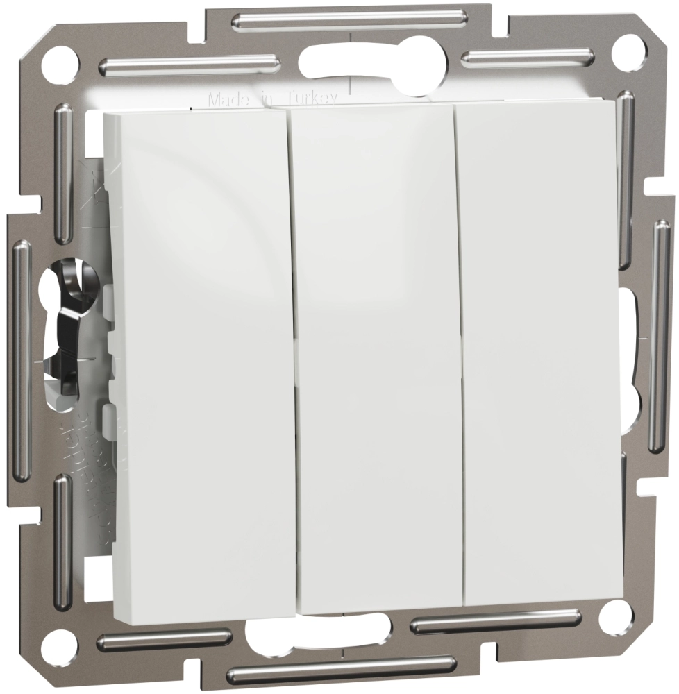 Schneider Electric Asfora EPH0370121D - Doppio Interruttore A Incasso, 10AX 250V, Morsetti A Incastro, Bianco - 5