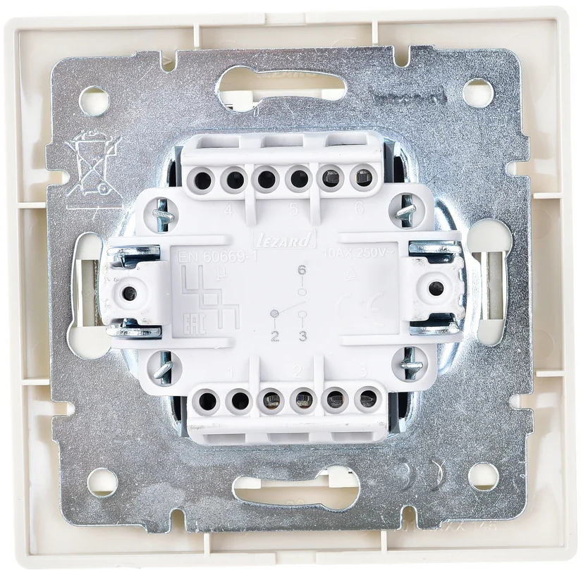 Выключатель Lezard Mira (701-0303-105) цена 100 грн - фотография 2