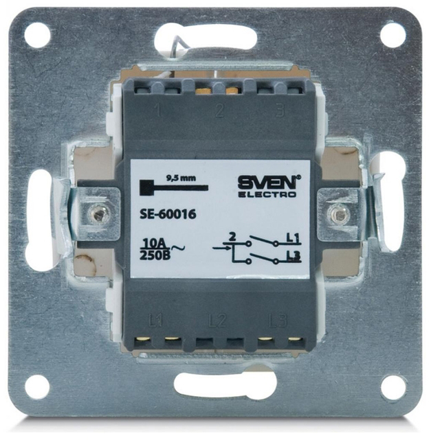Вимикач Sven SE-60016-C cream (7100040) ціна 0 грн - фотографія 2