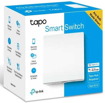 Розумний вимикач TP-Link Tapo S210 ціна 999 грн - фотографія 2