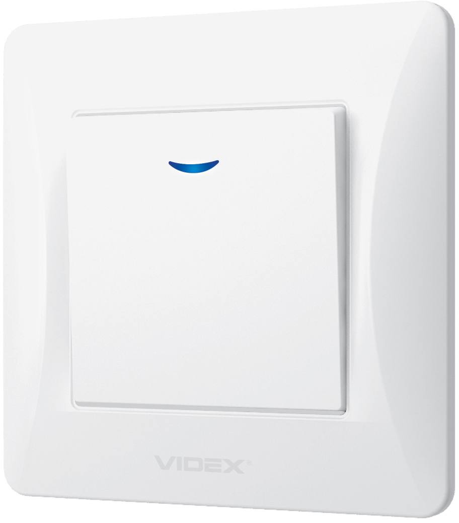 Выключатель Videx Binera (VF-BNSW1L-W) цена 130 грн - фотография 2