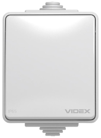 Вимикач Videx Binera (VF-BNW11-G) ціна 0 грн - фотографія 2