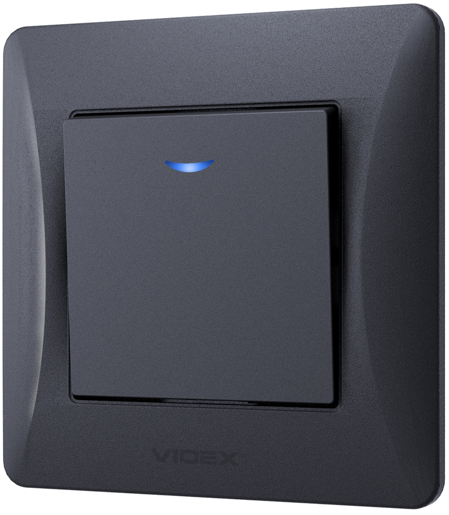 Выключатель Videx Binera (VF-BNSW1L-BG) цена 0 грн - фотография 2