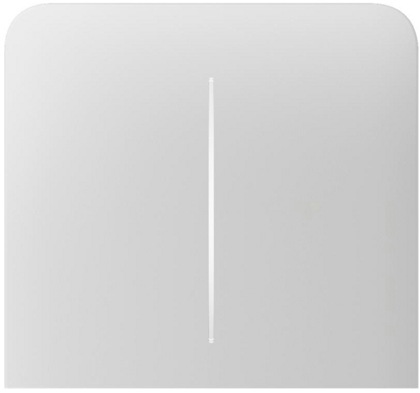 Кнопка вимикача Ajax SideButton Vertical 2-gang for LightSwitch Jeweler, White (000046494)