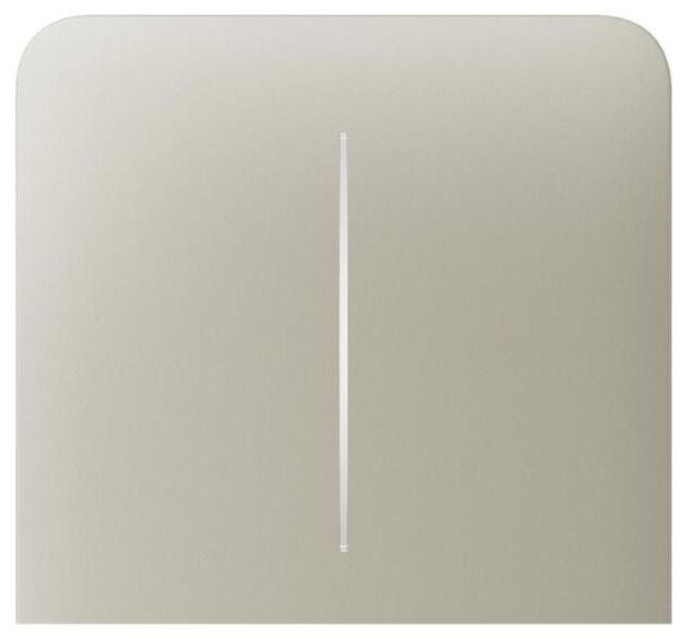 Кнопка вимикача Ajax SideButton Vertical 2-gang for LightSwitch Jeweler, Ivory (000046488)