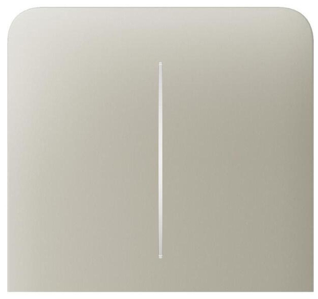 Ajax SideButton Vertical 2-gang for LightSwitch Jeweler, Ivory (000046488)