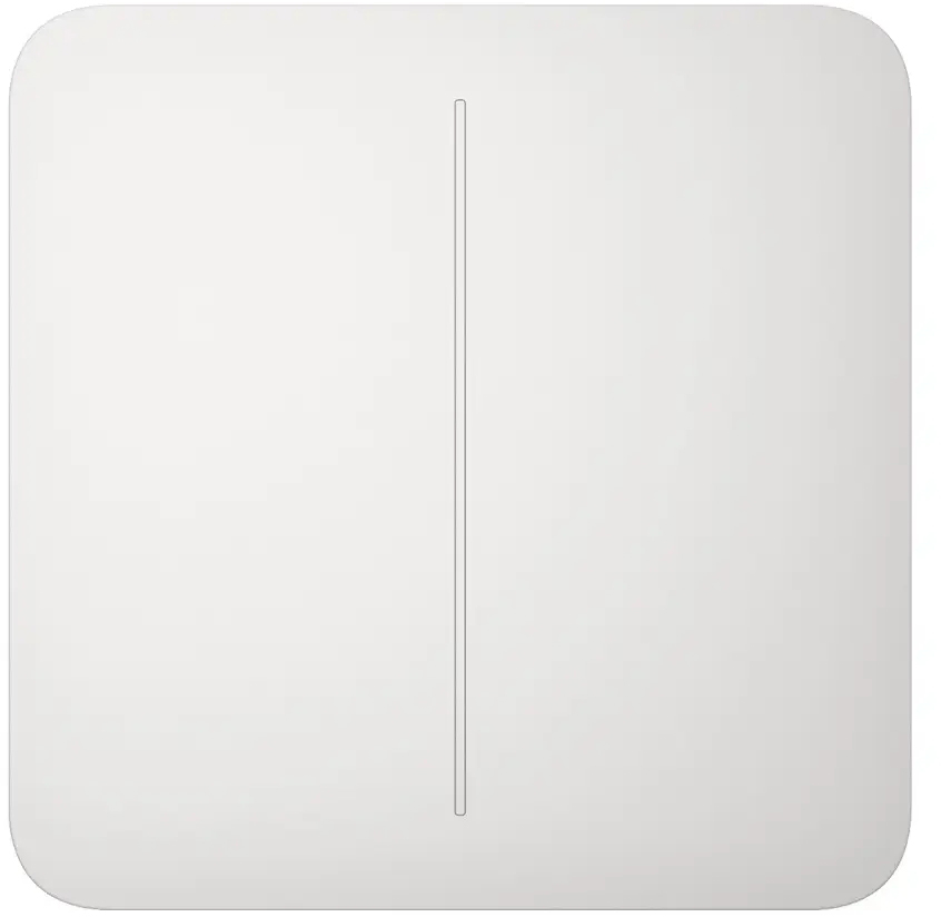 Розумний вимикач Ajax LightSwitch 2-gang White (000030612) ціна 2495 грн - фотографія 2