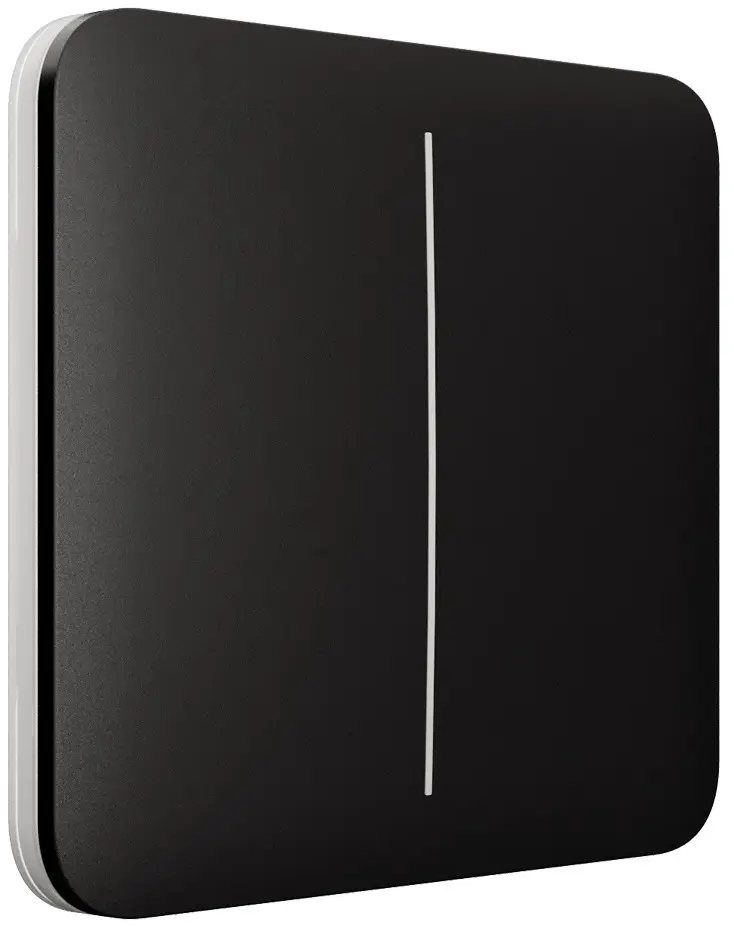 Ajax LightSwitch 2-gang Black (000030615)