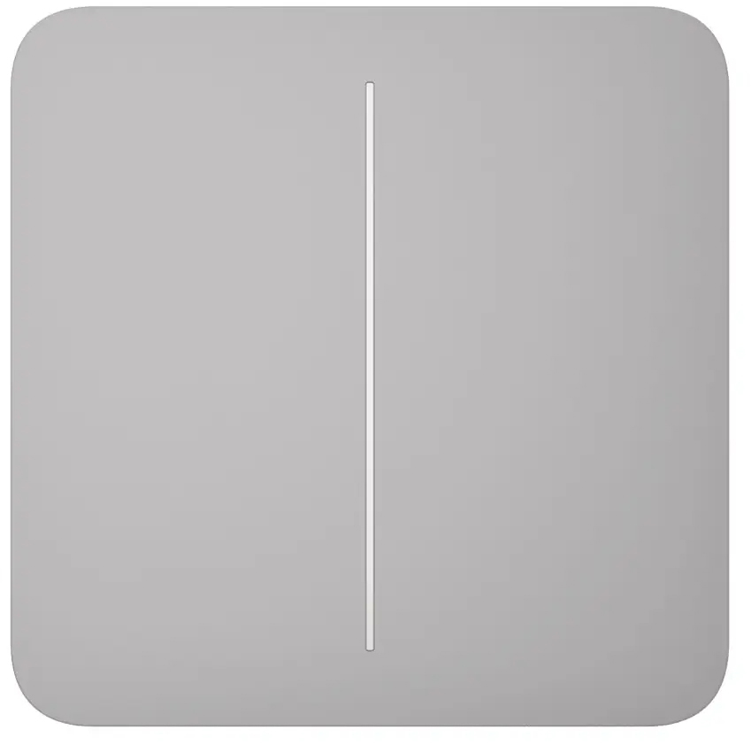 Розумний вимикач Ajax LightSwitch 2-gang Fog (000030618) ціна 2495 грн - фотографія 2