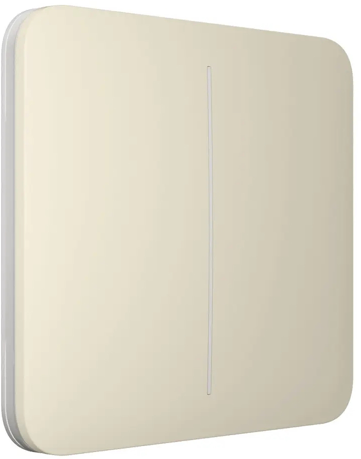 Ajax LightSwitch 2-gang Ivory (000030632)
