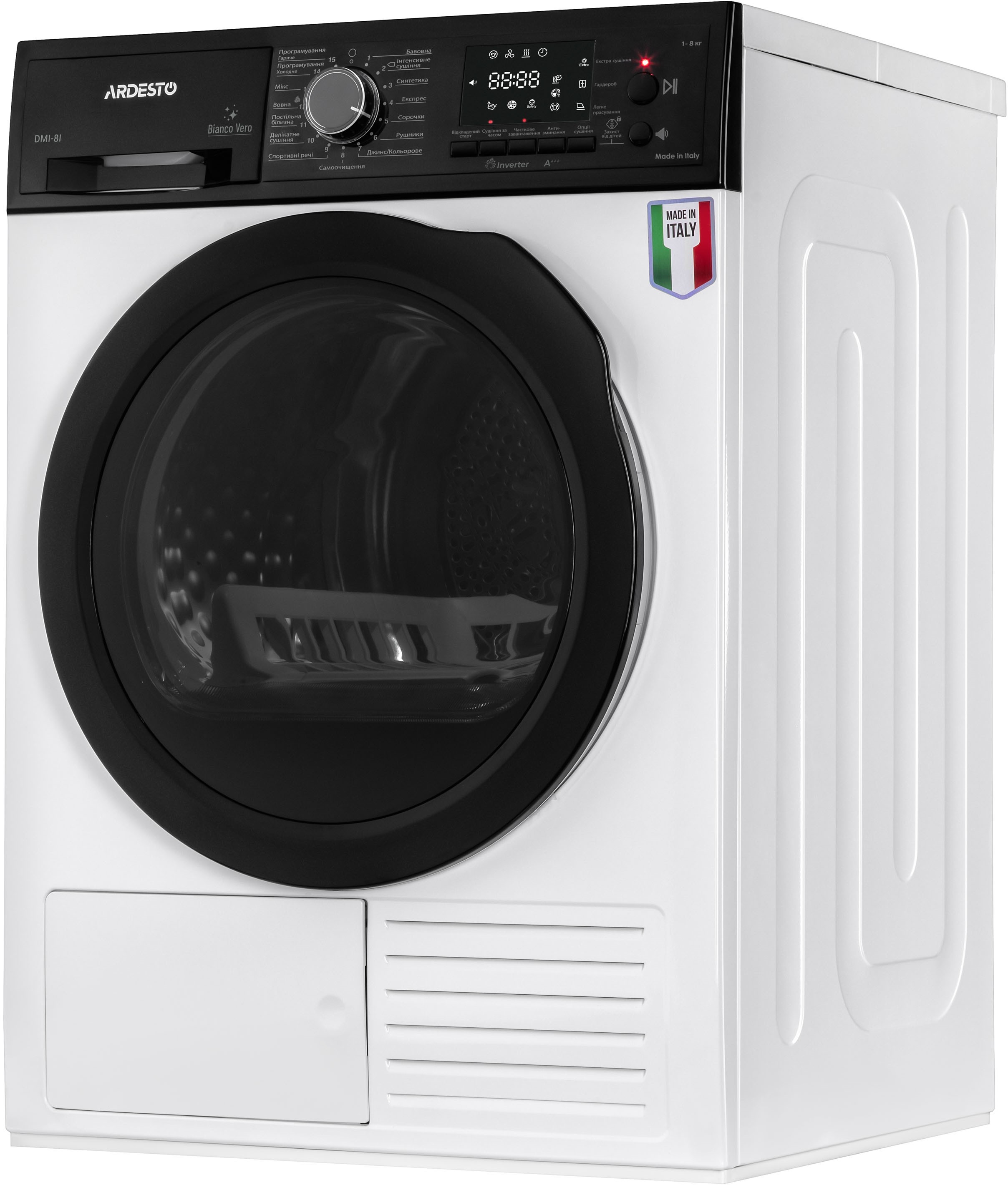 Сушильна машина Ardesto Bianco Vero DMI-8I ціна 22409 грн - фотографія 2