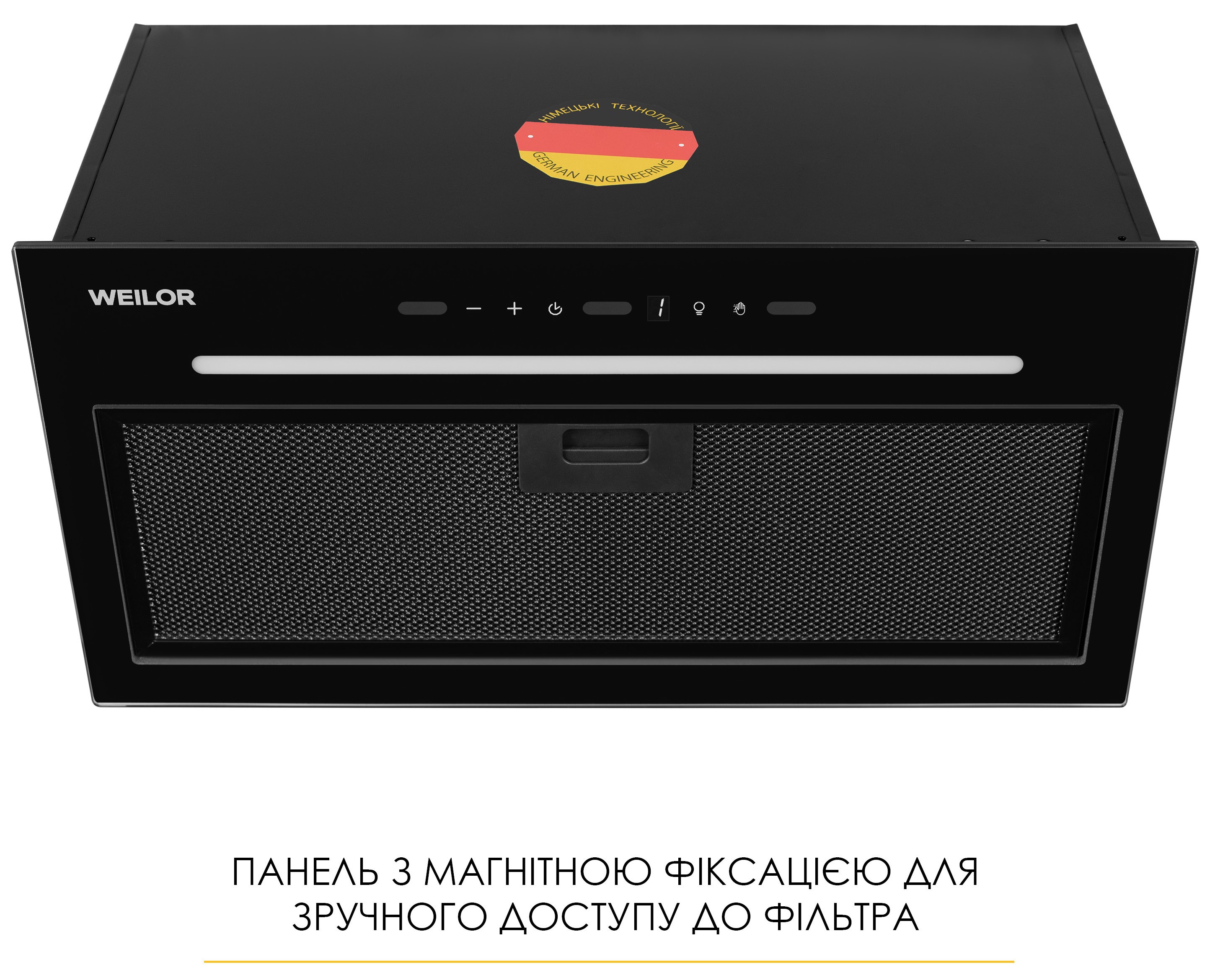 в продажу Кухонна витяжка Weilor Luna WBG 59 Black Silence - фото 3