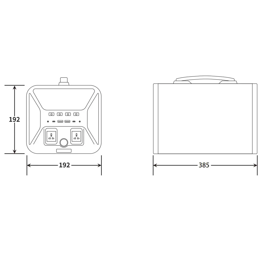 Anvomi UA1101L Габаритные размеры