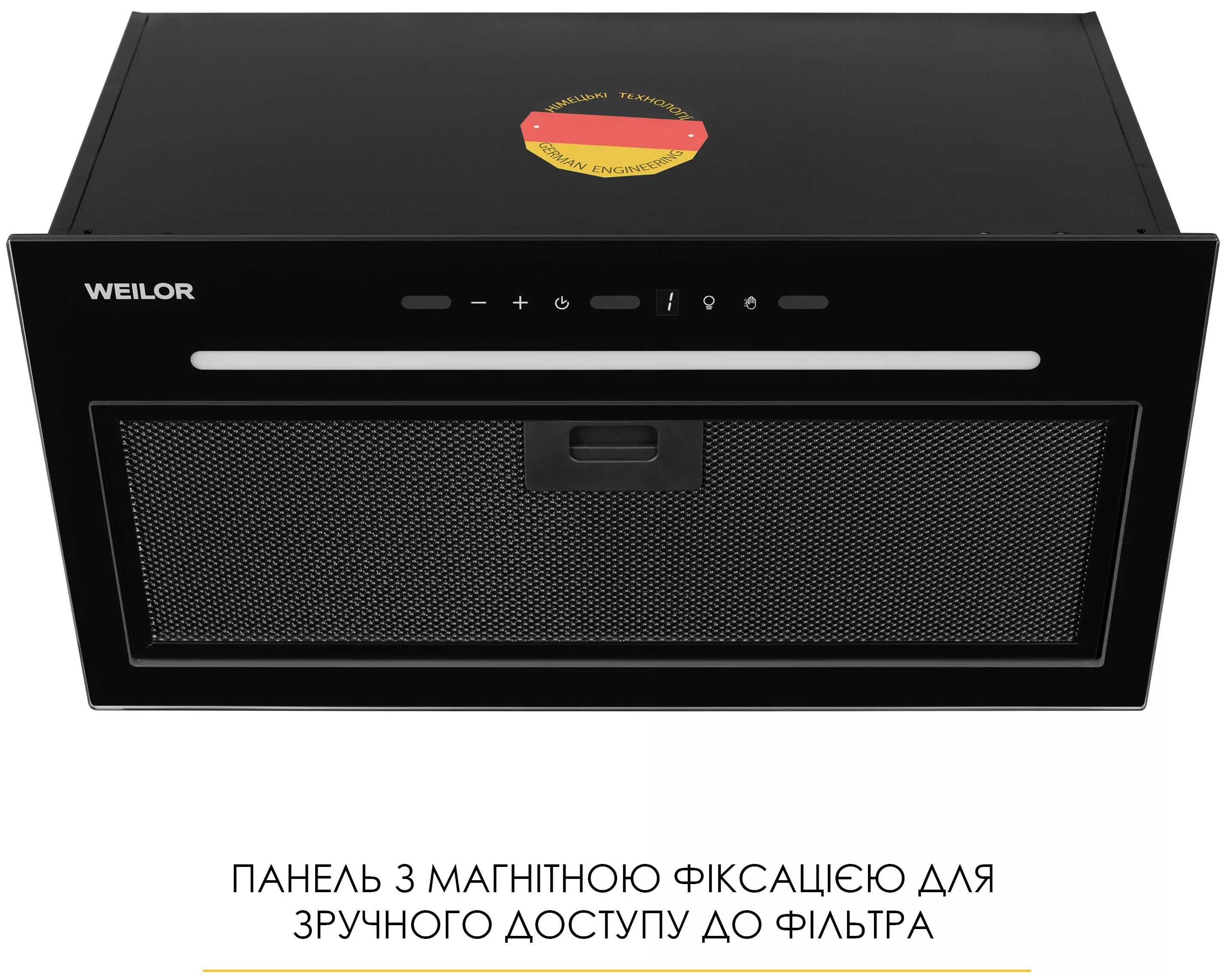 Кухонна витяжка Weilor Luna WBG 58 Black відгуки - зображення 5