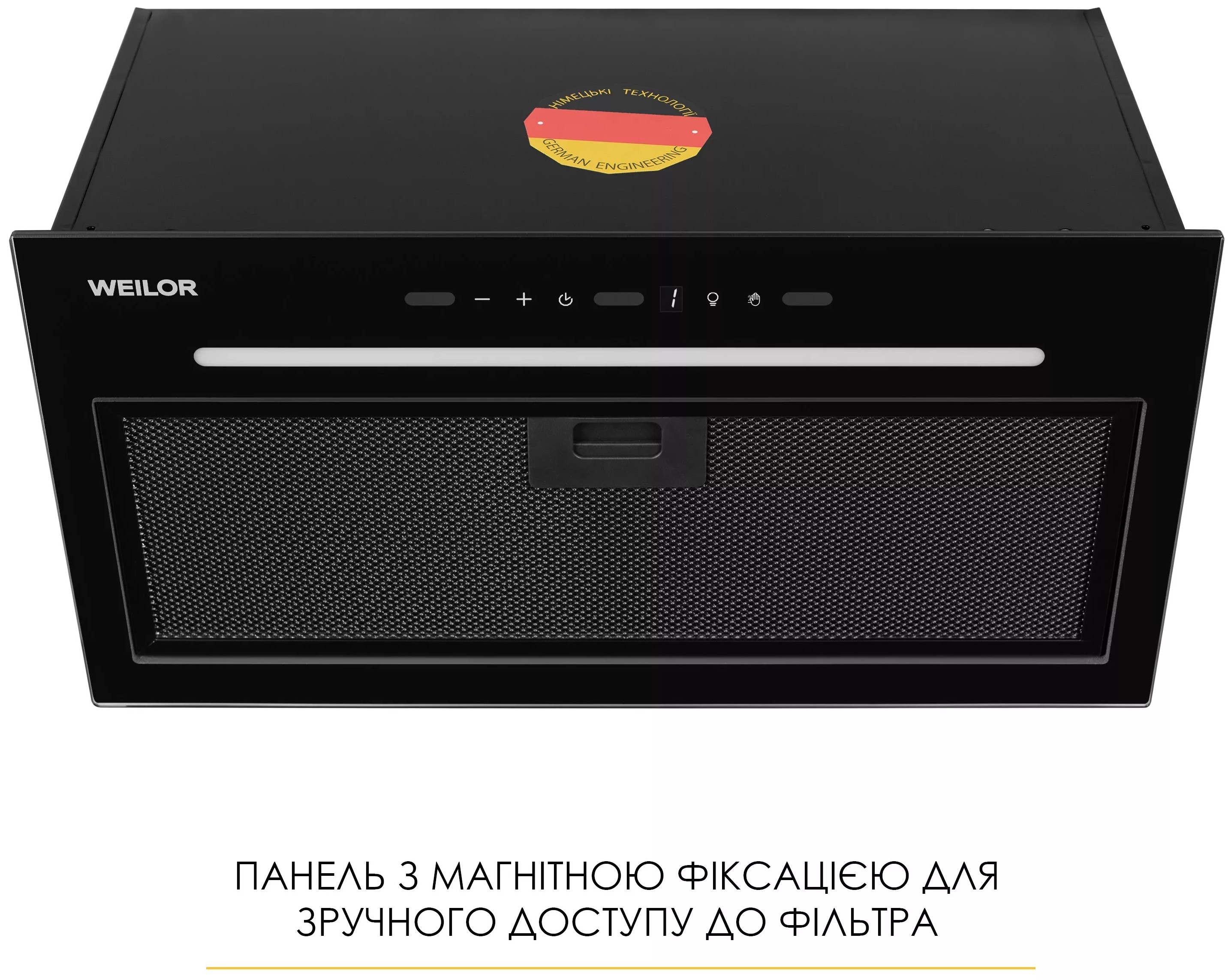 Кухонна витяжка Weilor Luna WBG 56 Black відгуки - зображення 5