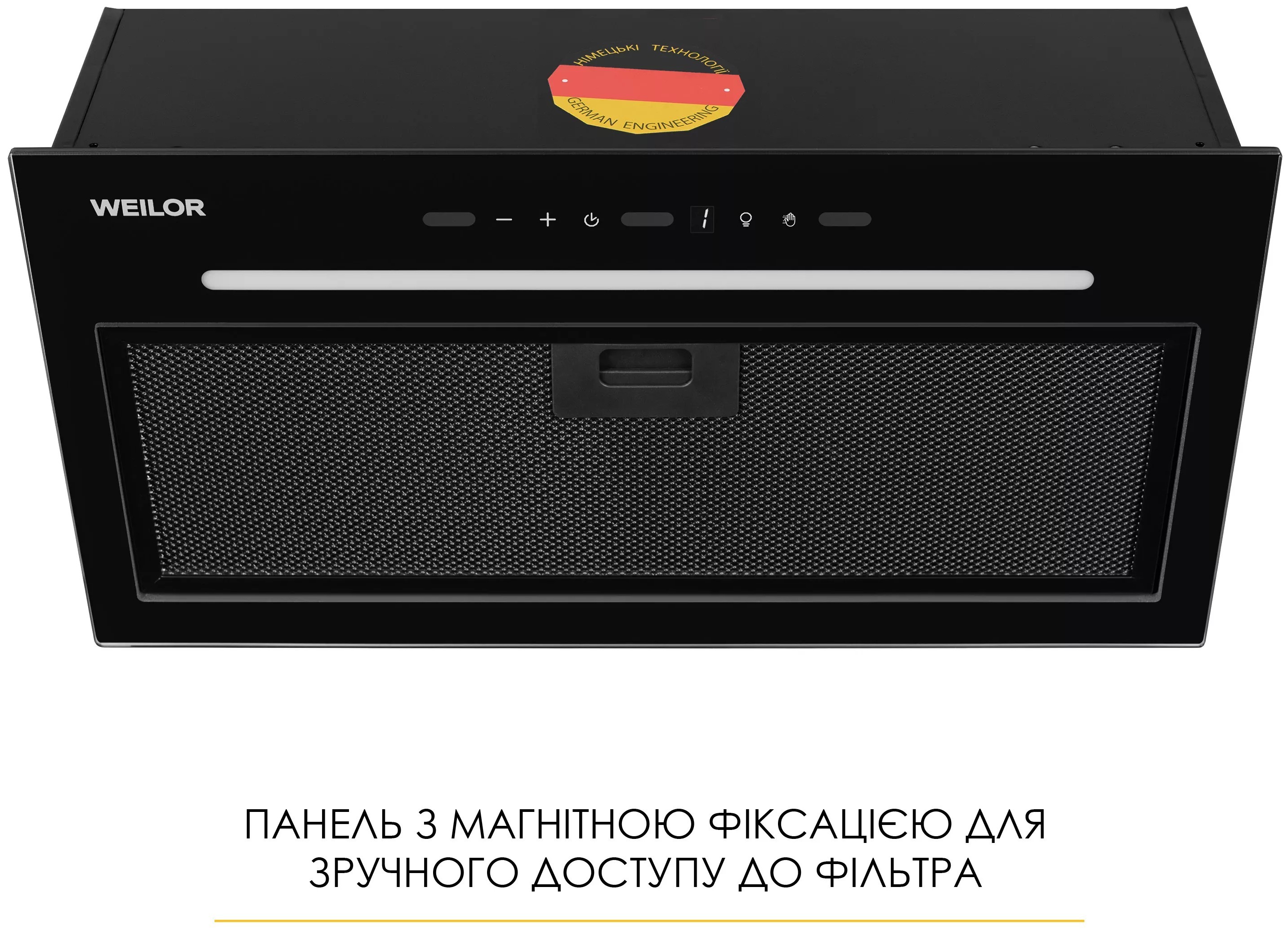 Кухонна витяжка Weilor Luna WBG 55 Black відгуки - зображення 5