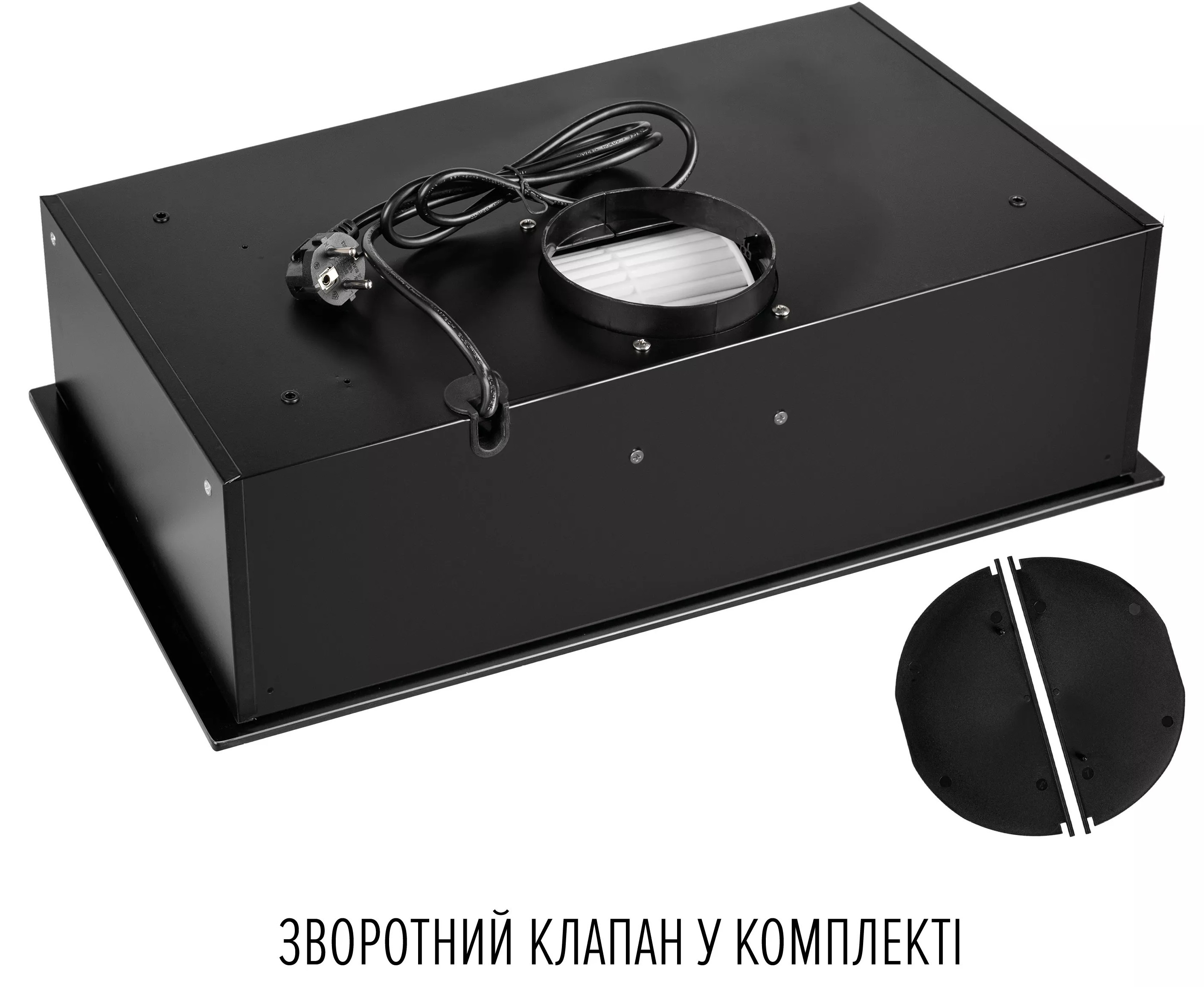 огляд товару Кухонна витяжка Perfelli Viola 5JWRB Nero - фотографія 12