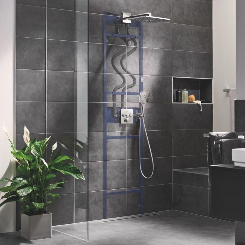 Инсталляция для душа Grohe Rapido Shower Frame Duo 1039949990 цена 22992 грн - фотография 2