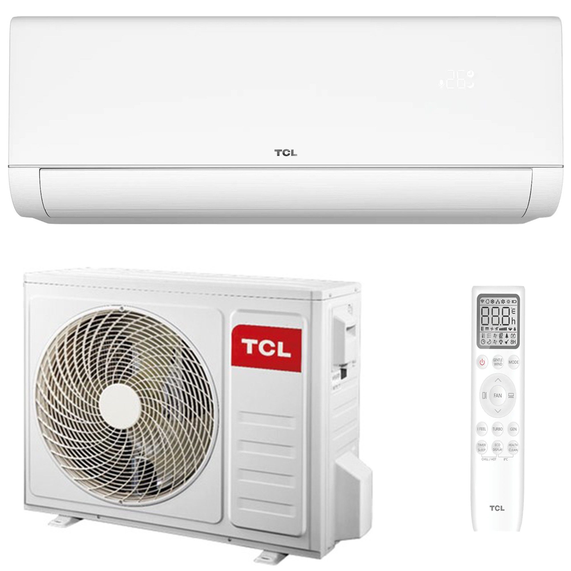 TCL BreezeIN 2.0 TAC-18CHSD/UG11V3AHB Heat Pump Inverter R32 Wi-Fi