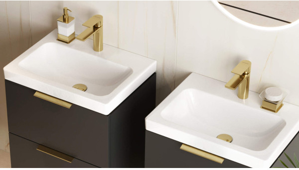 в продажу Змішувач для умивальника Excellent Glad глянцеве золото (ARNL.1101GL) - фото 3
