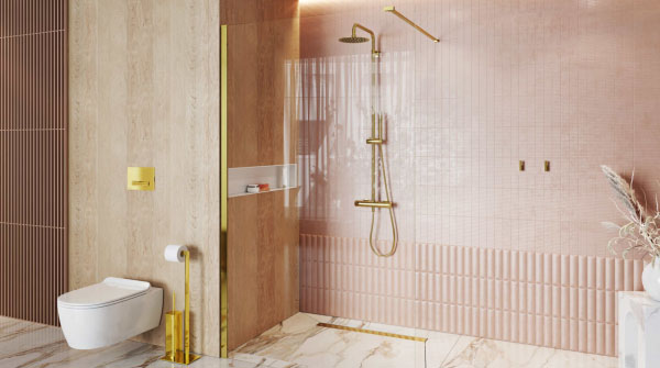 в продажу Душова система Excellent Rain Termo Round золото (ARAC.SY.107GL) - фото 3