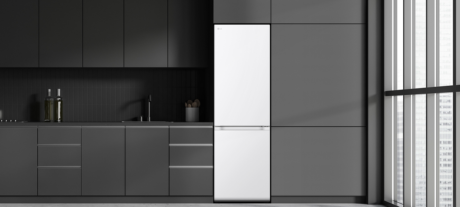 Холодильник LG GW-B459FVLW цена 26999 грн - фотография 2