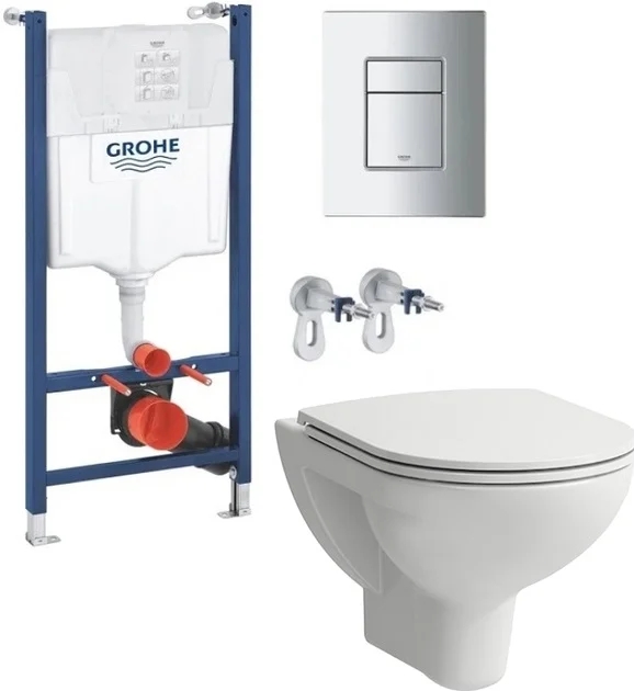 Grohe Rapid SL 388400WG1 + Skate Cosmopolitan 38732000 + Laufen Pro Rimless 8669510000001 (388400H866951)