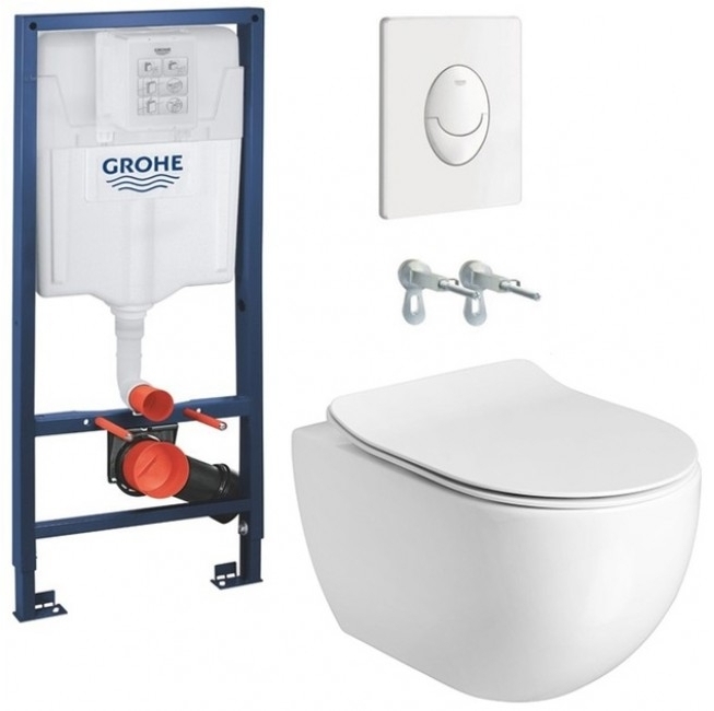 Grohe Rapid SL 38722001 + Skate Air 38505SH0 + AXA Glomp Rimless 0201001/319101 (387220201001)