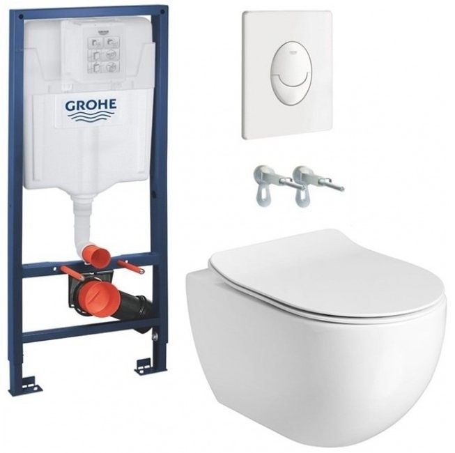 Grohe Rapid SL 38722001 + Skate Air 38505SH0 + AXA Glomp Rimless 0201001/319101 (387220201001)