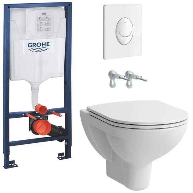 Grohe Rapid SL 38722001 + Skate Air 38505SH0 + Laufen Pro Rimless H8669510000001 (38722H866951)