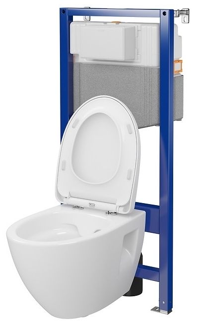 Комплект інсталяції з унітазом Cersanit C35: Aqua 50 QF + Moduo Plus (S701-814) ціна 10999 грн - фотографія 2