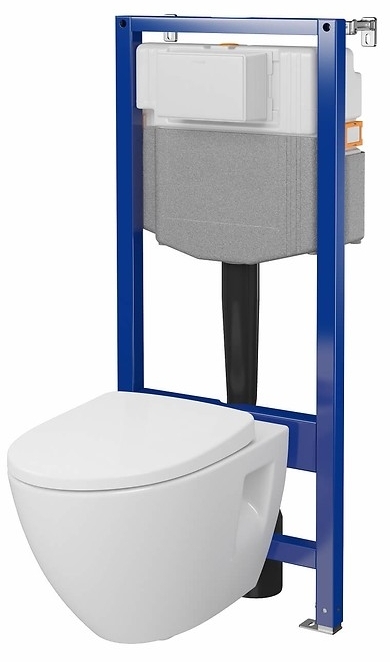 Комплект інсталяції з унітазом Cersanit C35: Aqua 50 QF + Moduo Plus (S701-814)