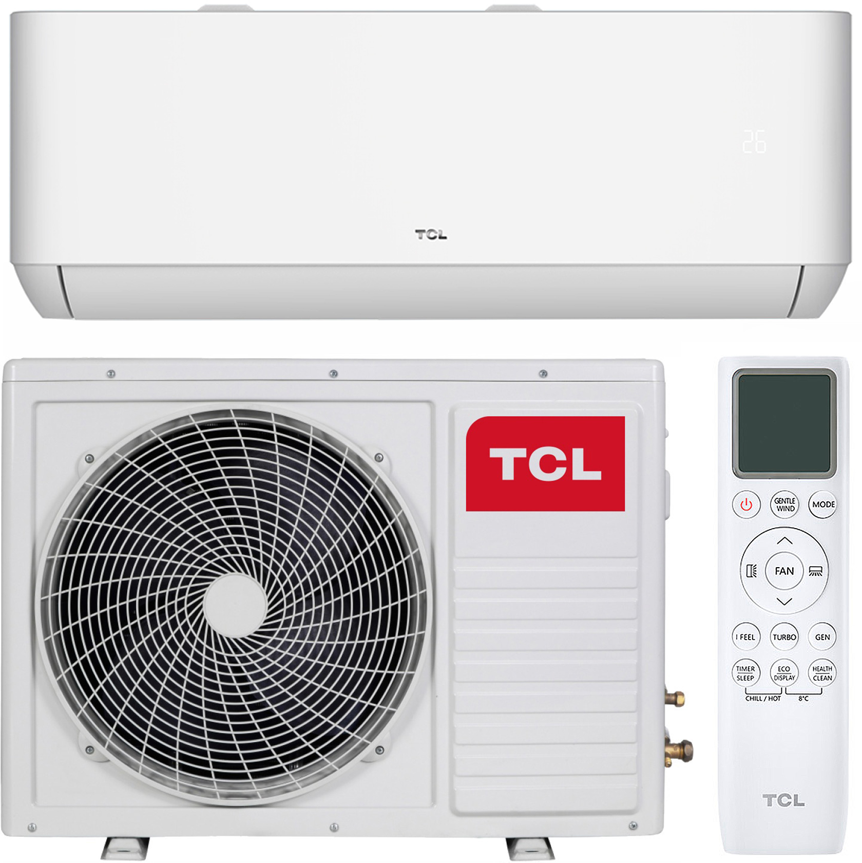 Кондиціонер спліт-система TCL Ocarina TAC-09CHSD/TPG11I Inverter R32 WI-FI (Уцінка)