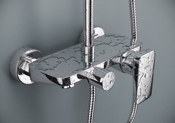 Душова система Excellent Rain Altar хром (AREX.SY.781CR) ціна 28355 грн - фотографія 2