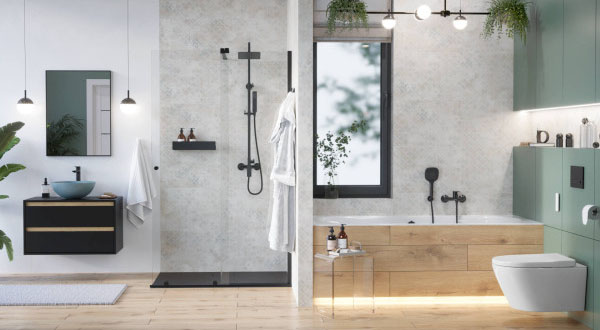 Душова система Excellent Rain Glad чорний (ARNL.1181BS) ціна 29203 грн - фотографія 2