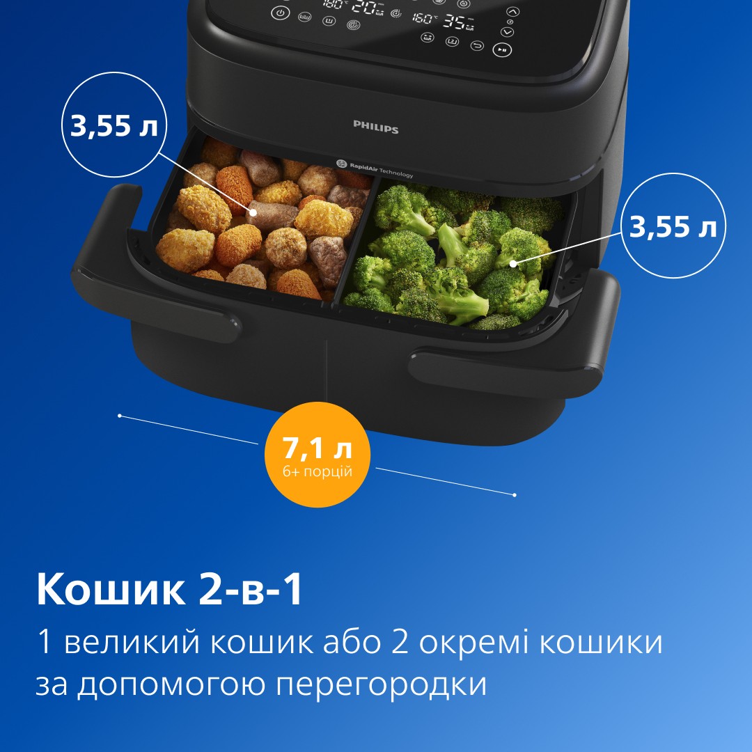Мультипечь Philips Ovi Flex Dual NA150/00 характеристики - фотография 7