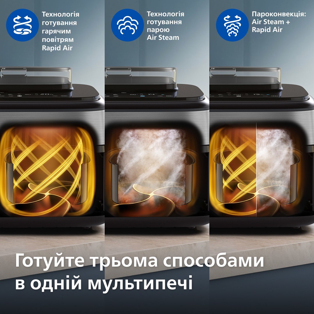 Мультипечь Philips Ovi Dual Steam NA555/00 обзор - фото 8