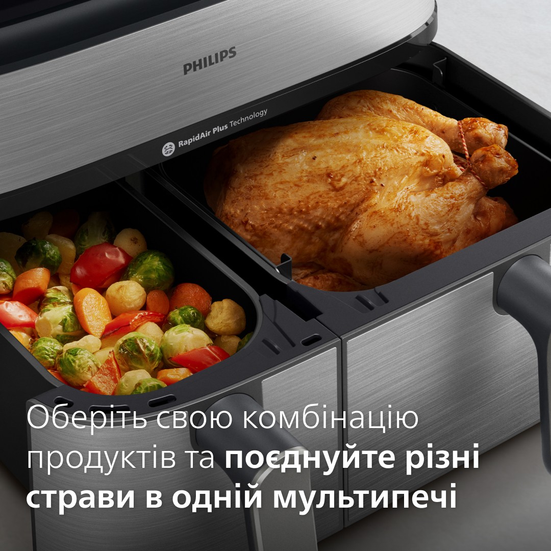 Мультипечь Philips Ovi Dual Steam NA555/00 внешний вид - фото 9