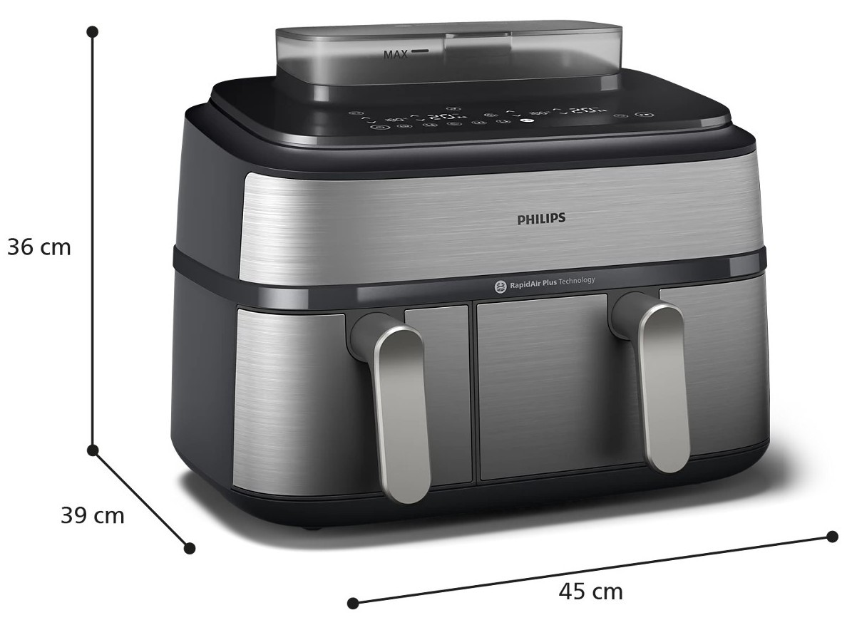 Philips Ovi Dual Steam NA555/00 Габаритные размеры