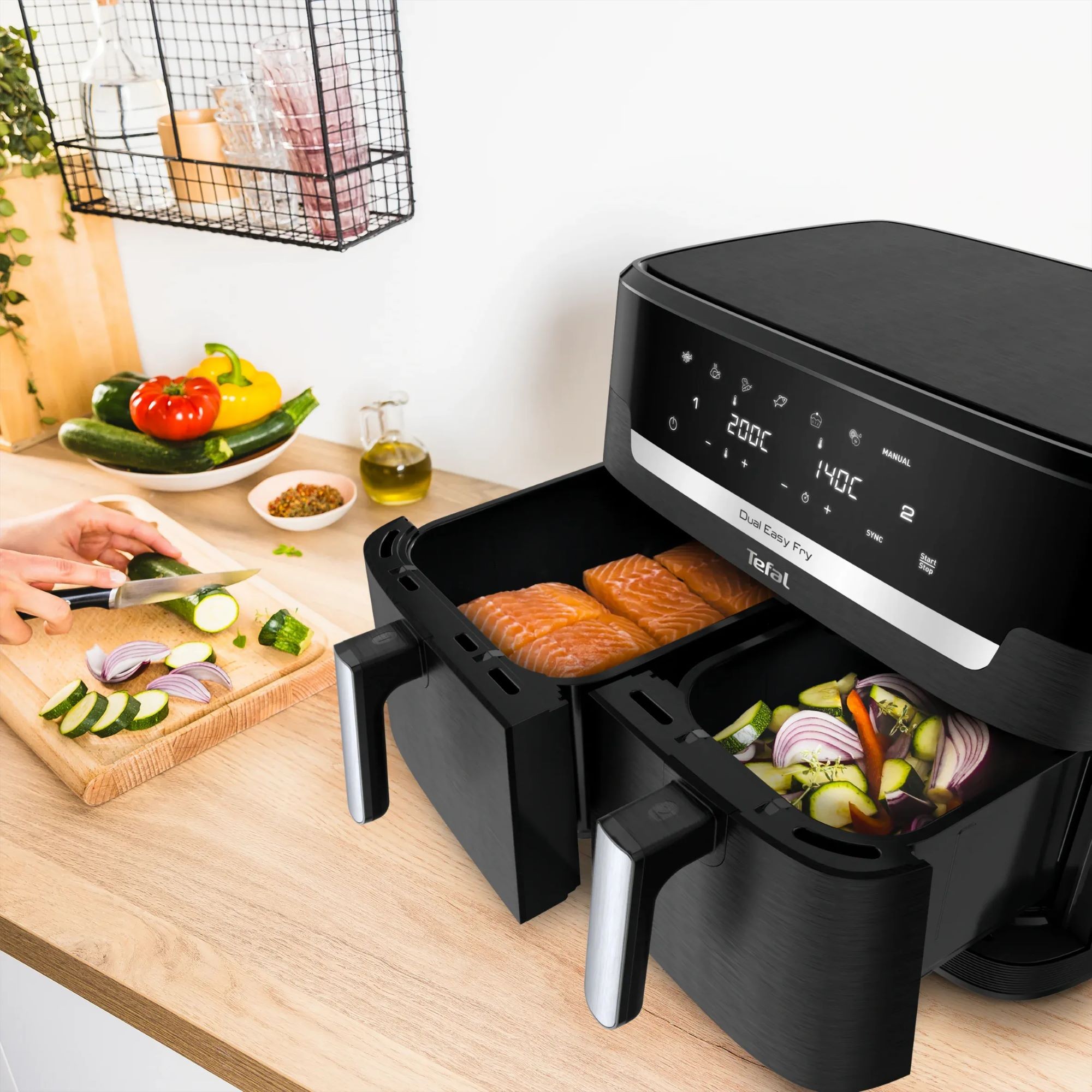 Мультипіч Tefal Dual Easy Fry XXL EY9428E0 інструкція - зображення 6