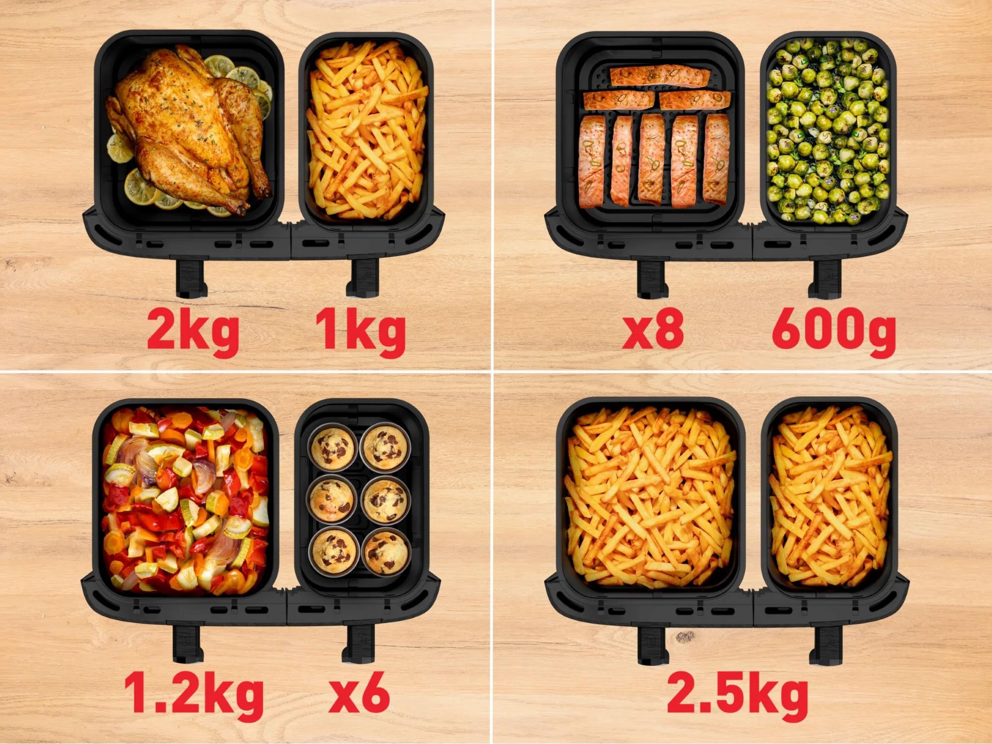 Мультипіч Tefal Dual Easy Fry XXL EY9428E0 огляд - фото 8