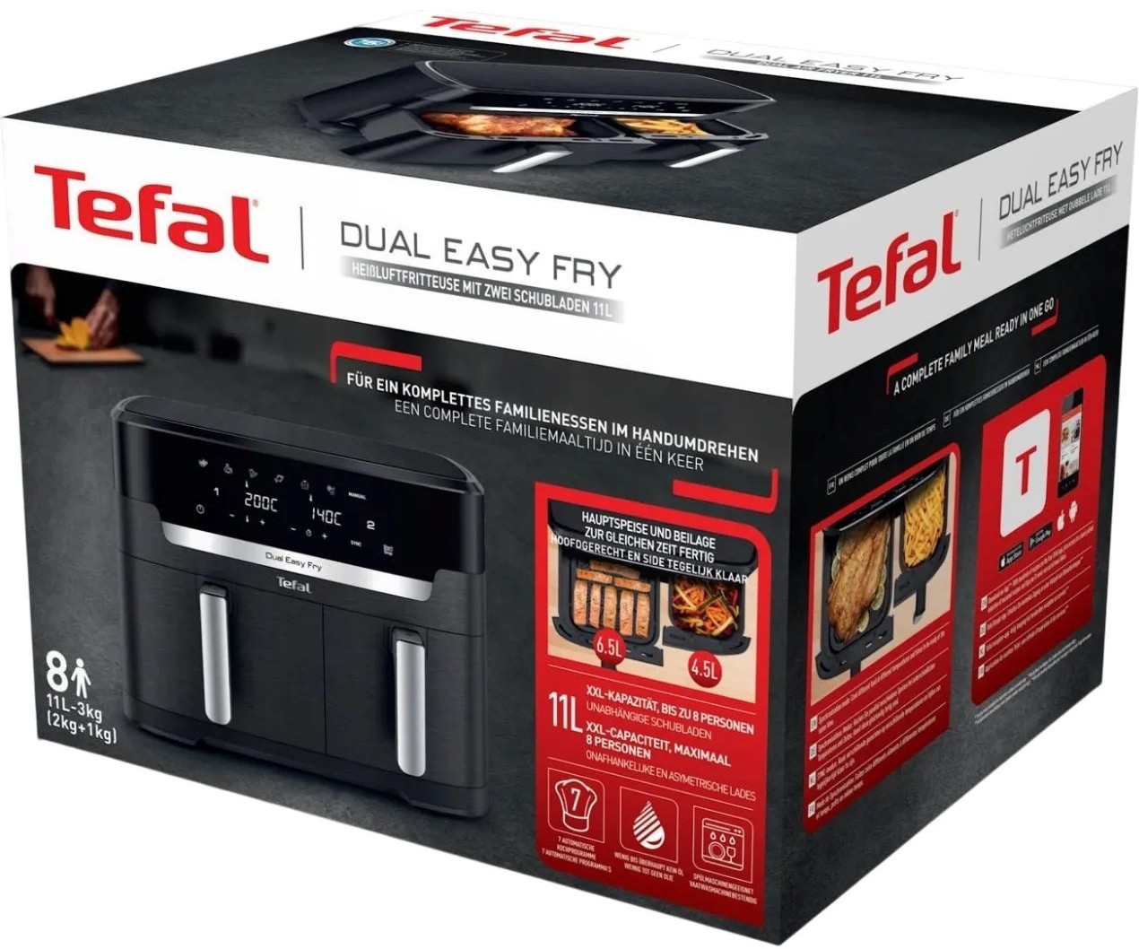 Tefal Dual Easy Fry XXL EY9428E0 в магазині в Києві - фото 10