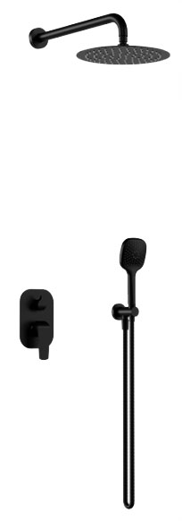 Душевая система Excellent Clever 2.0 черный (AREX.SET.4145BS)