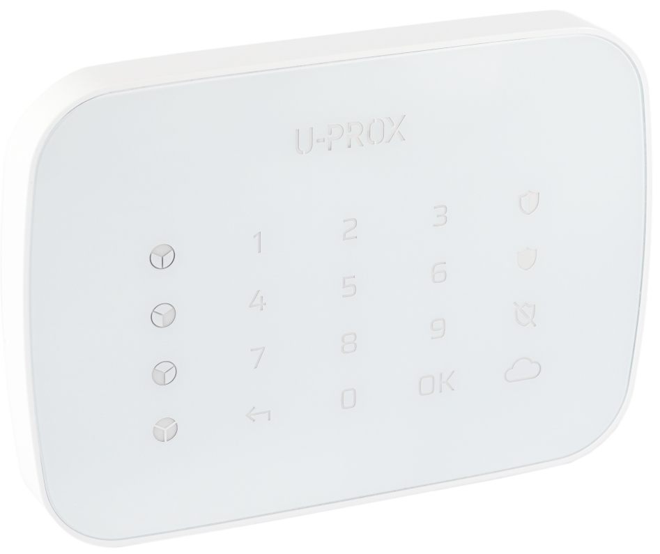Беспроводная сенсорная клавиатура U-Prox Keypad G4 White внешний вид - фото 9