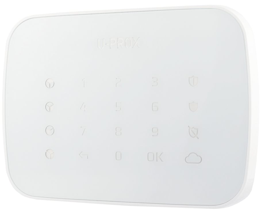 Беспроводная сенсорная клавиатура U-Prox Keypad G4 White цена 3010 грн - фотография 2